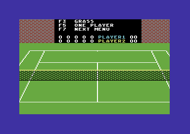 On-Court Tennis screenshot 3 for Commodore 64